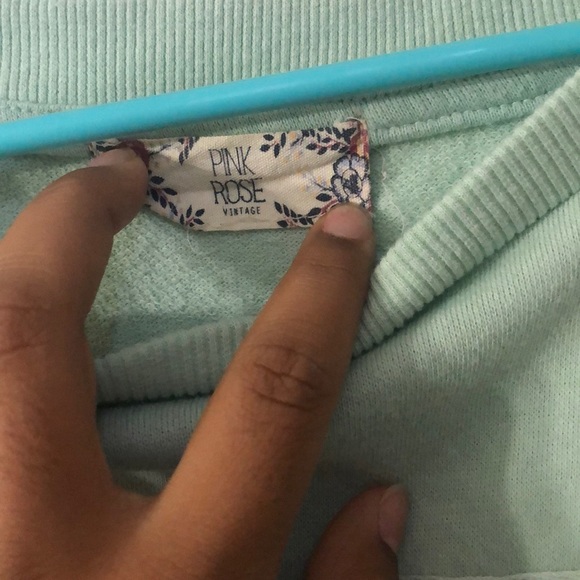 Teal long sleeve top - Picture 3 of 3